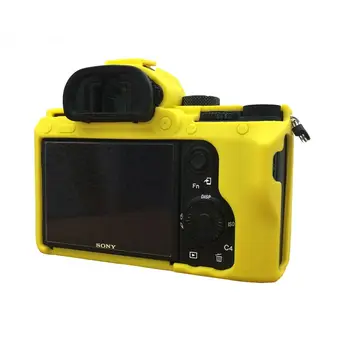 A7iii Caz Silicon Moale Camera Video Pungă de Cauciuc cu Camera de Caz de Protecție Capac Corp Piele Pentru Sony A7, A7R mark III 3 A7RM3 A7R3