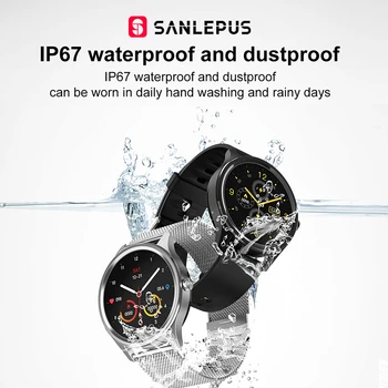 2020 NOU SANLEPUS Smart Watch Sport Monitor de Ritm Cardiac rezistent la apa de Fitness Brățară Bărbați Femei Smartwatch Pentru Android, Apple, Xiaomi