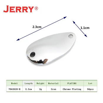 Jerry Gemeni 50pcs 1g 1,7 g 2g 3,4 4,2 g g nevopsite gol micro păstrăv linguri din metal alama momeală de pescuit semnalizarea spinner