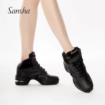 Sansha Clasic Populare Autentice din Piele de Salsa Dans Modern Adidasi Pentru Femei Om H52LPI