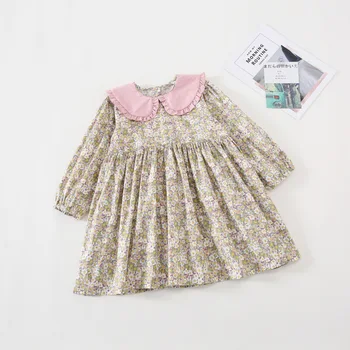 2020 de Moda pentru Copii Fată Dress Rochie de Vara Rochie de Dantelă + Rochie 2piese Rochie pentru Fete Pentru Copii Rochii Baby Haine de Fata 1-5 Vârstă