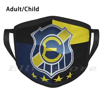 Numai Pentru Orașul Meu Culorile Mele Everton De Vi?a De la a Vi-a?un Chile Euro Club Adult Copii Eșarfă Caldă DIY Masca Chile