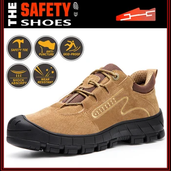 Oamenii de Siguranță Pantofi cu Deget de Metal Indestructibil Ryder Pantofi Cizme de Lucru cu Oțel Tep Impermeabil Respirabil Adidași Pantofi de Lucru