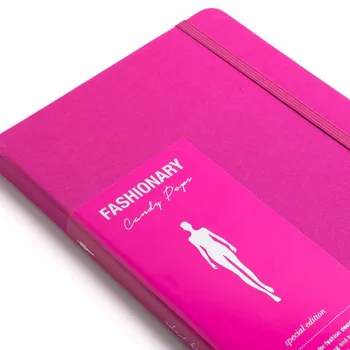 A5 Femei Schite Cherry Notebook cu 130 de Pagini de Moda Figura Template-uri si Moda Dicționar Bomboane de Culoare
