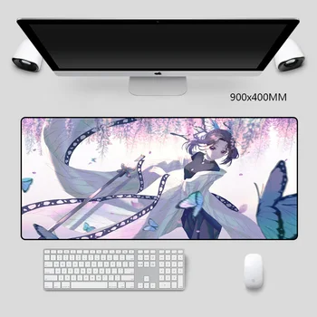 Shinobu Kochou Tampoane de Soareci XXL Anime Mouse Pad anti-alunecare cu Marginile Cusute Durabil Încălzit Mouse Pad Desktop Tampoane pentru Fanii Anime