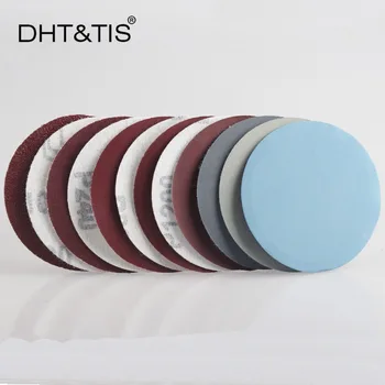DHT&TIS 2Inch 100 de bucăți de Hârtie de Nisip Cârlig & Bucla Abrazive Disc de Slefuire pentru Instrumente de Putere masina de Slefuit cu Granulatie 40 ~ 7000