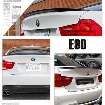 Pentru BMW E90 spoiler E90 & E90 M3 din fibra de carbon spate spoiler portbagaj 318i 320i 325i 330i E90 2005-2011 berlina aripa spate