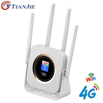TianJie 4G LTE Wifi Routerul CPE Modem 4G Mobile Hotspot Wifi fără Fir de Bandă largă Cu SIM Solt Ap Wi-fi Router Univers Gateway