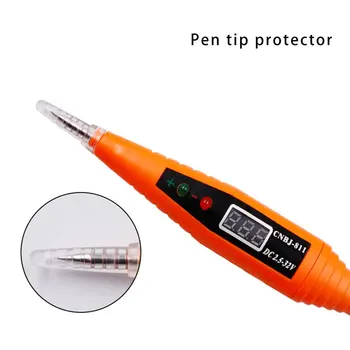 Display Digital Mașină De Circuit Electric Test Pen Tester De Tensiune Detector Auto Auto Tensiune De Metru De Putere Sonda De Test Pen