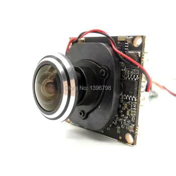 2MP H. 264/H. 265 Modul Camera IP 1080P Mini CCTV 360 de Grade Unghi Larg Fisheye Camera Panoramică Infrarosu Camera de Supraveghere