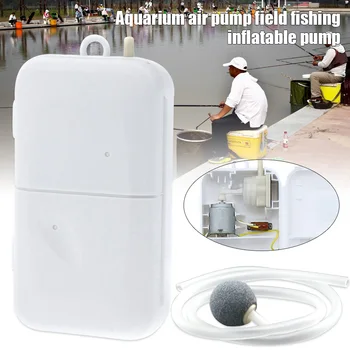 Portabil, Pompa De Aer Pescuit Aerator Oxigenat Momeală Vie Acvariu Pe Baterii De &T8