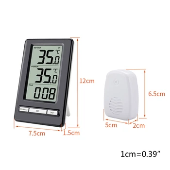 Mini Wireless Digital De Precizie Termometru Temperatura Umiditate Metru Interior Higrometru Birou Monitor Interior Convenabil Senzor De M