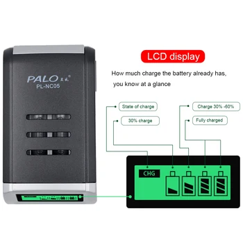 PALO 4-16pcs 1.2 V nimh 3000mAh baterie Reîncărcabilă Baterie AA AA 2A pre-încărcare a bateriei pentru jucării lumina Camera scăzut de auto-descărcare de gestiune a bateriei