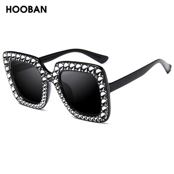 HOOBAN 2020 Mare Pătrat ochelari de Soare pentru Femei de Moda Supradimensionate Plastic Ochelari de Soare Femei Brand de Lux Ochelari de UV400