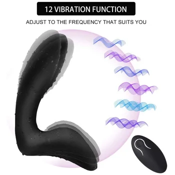 Remote Controll Anal Plug Jucarii Sexuale Sex Feminin G-Spot Stimula Silicon Vibrator Vibrator Anal Prostata Masaj Gay Jucării Pentru Adulți