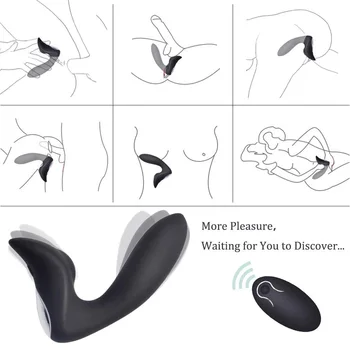 Remote Controll Anal Plug Jucarii Sexuale Sex Feminin G-Spot Stimula Silicon Vibrator Vibrator Anal Prostata Masaj Gay Jucării Pentru Adulți