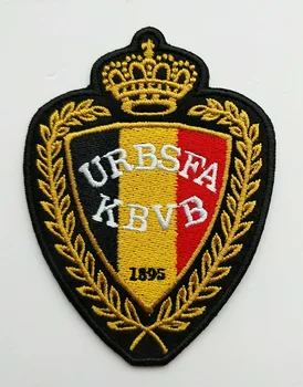 2 buc/lot fotbal Fotbal fotbal Echipa Națională a Belgiei logo fier pe Patch Aufnaeher Aplicatiile Buegelbild Brodate