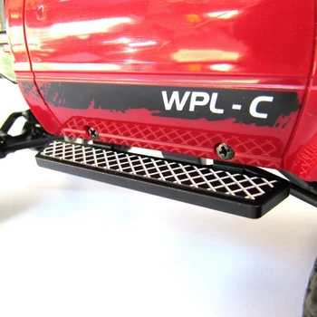 Metal Bara Fata cu Cârlig Remorcă Pas Lateral Bord Placa Slide Pedala de 1:16 WPL C14 C24 Camion RC Piese Auto
