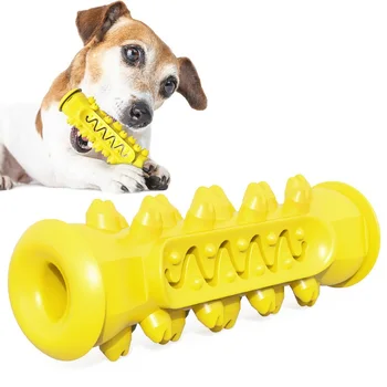 Multifunctional Os în formă de Câine Periuta de dinti Hot Dog Toy Molar Stick Musca-rezistent la Câine Curățarea Dinților Jucărie