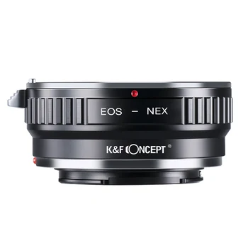 K&F CONCEPT Obiectiv Inel Adaptor pentru Canon EOS pentru Sony NEX E-mount Camera NEX-3 NEX-5N NEX-7N NEX-C3 NEX-F3
