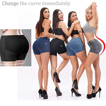CXZD Hip Enhancer Fundul Ridicat Lenjerie de corp fără Sudură Fals Căptușit Slip Corset Pantie Corpul pantaloni Scurți pentru Femei Doamnelor