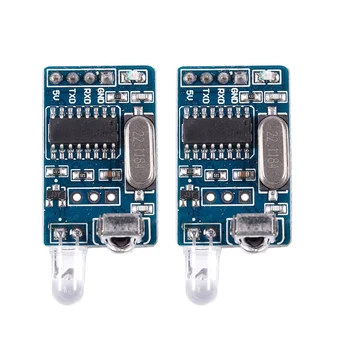 2 buc IR Infraroșu Receptor Decodor Modul TTL Comunicare de Control de la Distanță pentru Arduino