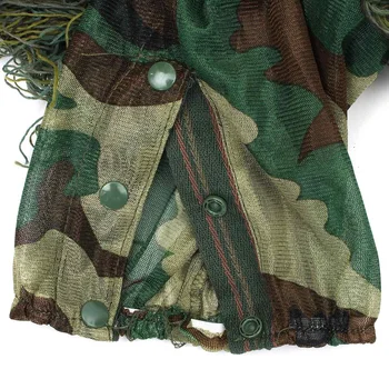 5pcs Uscat Iarba de Vânătoare Ghillie Costume de Camuflaj Îmbrăcăminte de Vânătoare Costum de Haine de Vânătoare Păsărilor Costum