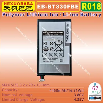 [ EB-BT330FBE ] 3.8 V 4450mAh Li - Polimer litiu-ion Mobile/ TABLET PC baterie pentru SAMSUNG Galaxy TAB SM-T330 T331 T335 [R018]