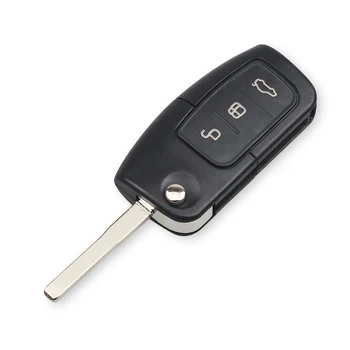 KEYYOU 433MHz 3 Butonul de Intrare fără cheie de la Distanță Cheie Fob Pentru Ford Focus Mondeo C-Max, S-Max, Galaxy Fiesta