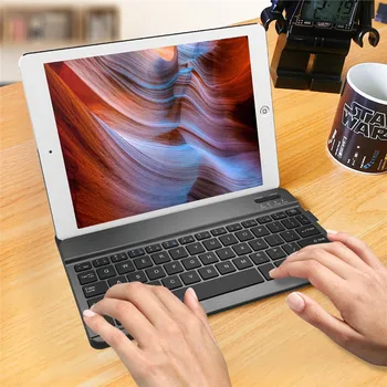 8 Inch Wireless Bluetooth Tastatură pentru IPad Încărcare Extern Bluetooth Tastatură pentru Android Tablet PC, Laptop
