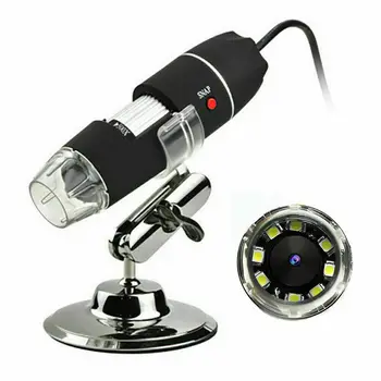 500X-1600X 8 LED-uri de Lumină Circuit Digital Microscop Stereo Mini aparat de Fotografiat USB Electronice Microscopio Biologie Lupa Școală Acasă