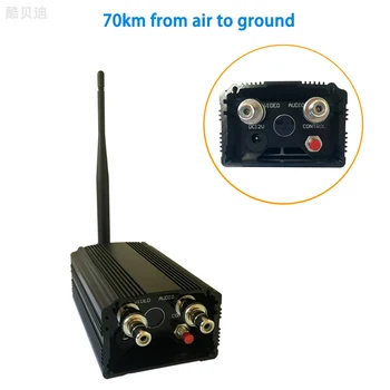 10 KM Rază Lungă fără Fir Transmițător Video de 1.2 GHz fără fir transmițător video pentru drona 4 Canale 5W Transmițător FPV