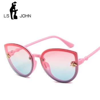 E JOHN 2020 Ochi de Pisica ochelari de Soare pentru Femei Brand Designer Oglindă Pic de Albine Ochelari de Soare Lentile de sex Feminin Nuante pentru Femei UV400 Ochelari