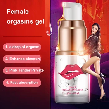 Orgasm Gel Libido Enhancer Sexuale, Afrodisiac Intens Orgasmic Gel Sex Picături de Excitație pentru Femei Stimulent Vagin Sex Spray 15ml