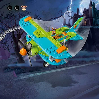 Se potrivesc Scooby Doo 75901 Filme Mister Avion Aventura Set Câine Cal Mini Cifre DIY Model de Blocuri de Constructii Pentru Copii Cadouri