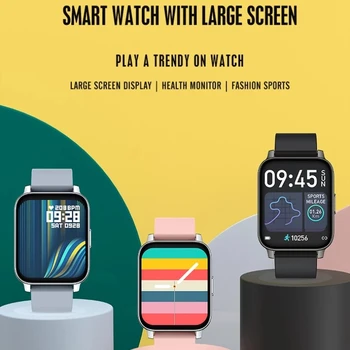 1.69 Inch Smartwatch Vwar V36 Oameni Complet Tactil Multi-Modul Sport 2021 Ceas Inteligent pic Femeile Monitor de Ritm Cardiac Pentru a se potrivi iOS Android