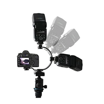 De Vânzare la cald Fotografie C-în Formă de Pantof Fierbinte Flash Bracket suport Pentru Video cu LED-uri de Lumină aparat de Fotografiat DSLR camera Video Flash Speedlite Speedlight