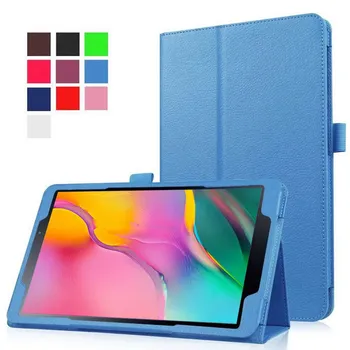 Două Pliante PU piele caz Pentru Samsung Galaxy Tab 8 inch 2019 husa pentru tableta SM-T290 T295 T297 de Protectie Tableta Caz+film+pen