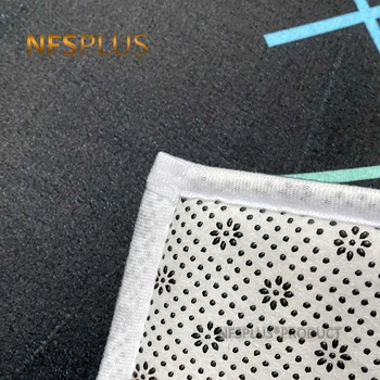 Personalizat Usa Mat Acasă Decorative Preș 40x60cm Negru Tesatura Flanel SIMBOL Tipărite Anti-Alunecare Interior Floor Mat Covor
