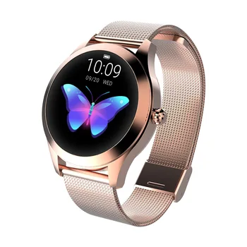 KW10 Ceas Inteligent IP68 rezistent la apa pentru Femei Brățară Minunată Heart Rate Monitor de Monitorizare de Somn Smartwatch Connect IOS Android trupa