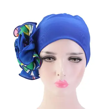 Flori Arabe Beanie Indain Femei Turbanul Musulman Pălării Islamic Cancer Chimioterapie Pierderea Parului Acopere Capul Pălării Doamnelor Văl Noi