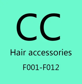 F001-F012 Dublu C nume mari accesorii de par, aliaj de cupru, de înaltă calitate de moda, același stil, stil European și American hot