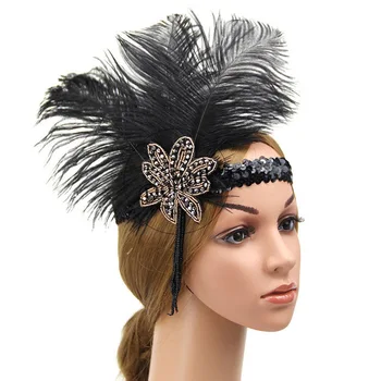 1920 Bentiță Colier Mănuși tabachera pentru Femeie GatsbyFlapper Costum Set de Accesorii articole pentru acoperirea capului
