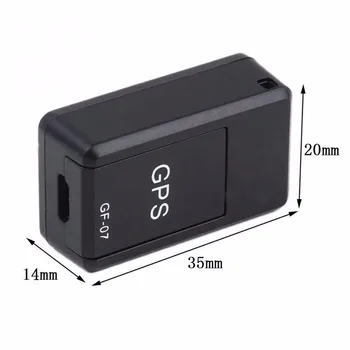 De înaltă Calitate GF-07 Mini GPS Tracker GSM GPRS Îmbunătățit de Localizare LBS Alarmă Anti-pierdut Timp Real Magnetic Dispozitiv de Urmărire