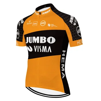 2020 nou JUMBO VISMA campion de Ciclism Jersey Vara la Munte Biciclete mihai ciclismo uomo Sport shirt