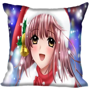 Obicei de Crăciun fată anime față de pernă față-verso imprimare acasă living cadou personalizat imagine mai mult dimensiunea 40X40 45X45 60X60