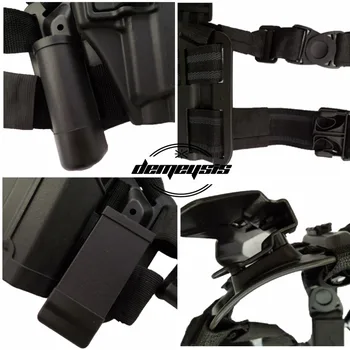 Tactic Glock de port-Armă de Luptă Armată Coapsei Toc Platforma de Vânătoare Toc de Pistol pentru Glock 17 19 22 23 31 32