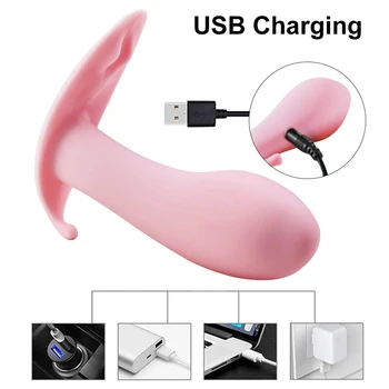 Portabil Penis artificial Vibratoare Jucarii Sexuale pentru Femei punctul G, Clitorisul Stimulator Telecomanda Wireless G spot Vibrator Chilotei Sex shop
