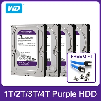 Western Digital WD Purple HDD de 1TB, 2TB 3TB 4TB SATA 6.0 Gb/s 3.5