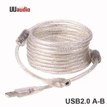 De înaltă Calitate Dublu inel Magnetic a-B Cablu USB de 1,5 m / 3m pentru Hifi Amplificatorul DAC sau imprimanta